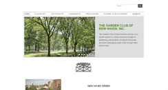 Desktop Screenshot of gardenclubofnewhaven.org